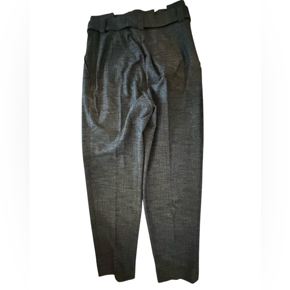 A.L.C. Paperbag Waist Pinstripe Trousers Size 10 in excellent like-new condition - Picture 5 of 6